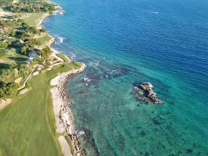 Casa De Campo (Teeth Of The Dog) Aerial 15th Green Water